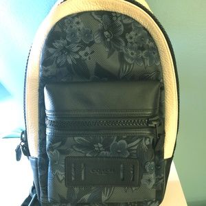 NEW COACH/Blue&White/Floral Hawaiian/Trn Pack